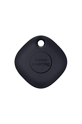 SAMSUNG Galaxy SmartTag 2021 Bluetooth-Tracker und Gegenstandsfinder für Schlüssel, Brieftaschen, Gepäck, Haustiere und mehr (1 Stück), Schwarz