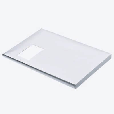 100 Mailmedia Faltentaschen C4 / mit Fenster / Faltenbreite 2,0 cm / selbstklebend / weiß