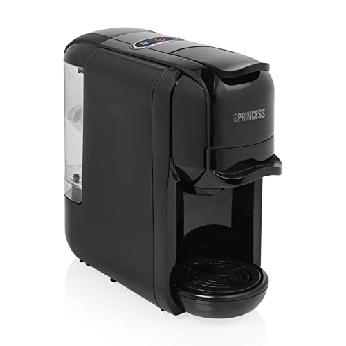 Princess Kaffeemaschine 249452 – Für Nespresso™-Kapseln, Dolce Gusto & ESE-Pads – Italienische 19-Bar-Pumpe – 0,6 L – 1450 W