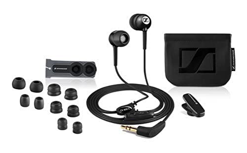 Sennheiser CX 400-II Precision Stereo-In-Ear-Kopfhörer (1,2 m Kabellänge, 3,5 mm Klinkenstecker, Earadapterset S/M/L, Tragetasche) schwarz