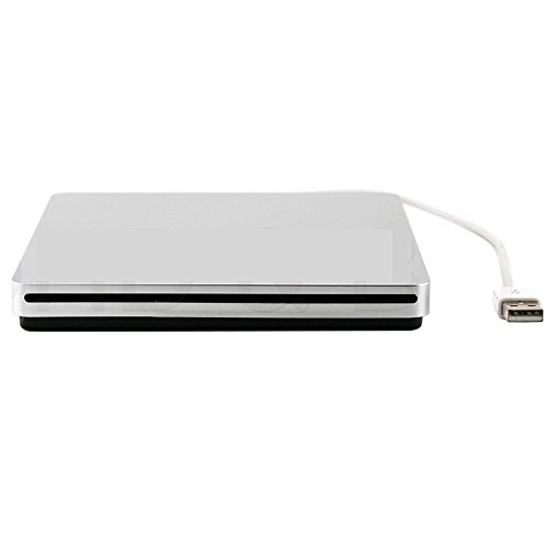 DLAND Externes USB-Laufwerk für DVD, CD, RW, Laufwerk und Brenner mit USB Anschluss für Apple MacBook Pro Air iMac