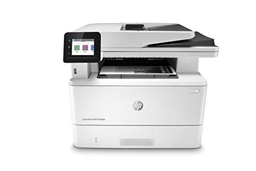 HP LaserJet Pro M428dw Multifunktions-Monochrom Laserdrucker (Drucker, Scanner, Kopierer, WLAN, LAN, Duplex, Airprint) weiß