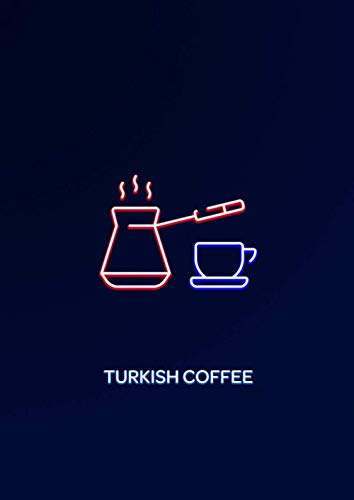 Jahresplaner 2021 Notizbuch 365 Tage DIN A4 Turkish Coffee - Türkischer Kaffee: Kalender | Planner | Organizer | Terminkalender | Timer | Jahreskalender