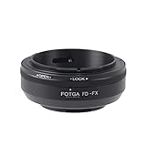 FOTGA FD-FX Objektivadapter für Canon FD FL Objektiv Kompatibel mit Fujifilm Fuji X-Mount Kamera Konverter auf X-H2,X-H2S,X-T5,X-T4,X-E4,X-T200,X-T100,X-A20,X-T30 II,X-T20,X-Pro3,X-Pro2,X-S10,X-E2S