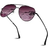 HENGOSEN Sonnenbrille Herren und Damen Pilotenbrille Herren mit UV400 Schut Polarisierte Sonnenbrille für Fahren und Outdoor-Sportarten