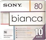 Sony Minidisc Bianca, 80er - Color Edition - 10er Pack
