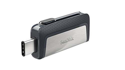 SanDisk Ultra Dual USB Type-C Laufwerk Smartphone Speicher 64 GB (Mobiler Speicher, USB 3.1, versenkbarer Doppelanschluss, 150MB/s Übertragungsraten, USB Laufwerk)