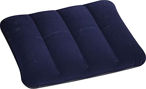 Jilong Avenli I-Beam Pillow 48x34x12 cm Reisekissen Luftkissen Kopfkissen aufblasbares Velour Kissen, Nackenkissen