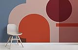 Bunte geometrische Formen moderne Bauhaus Tapete Wandbild Fototapete 3D wasserdicht Dekoration Malerei Fresko 430×300cm
