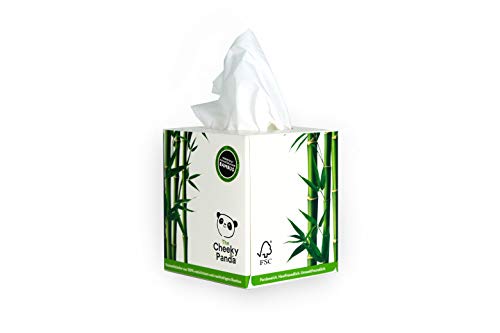 The Cheeky Panda - Kosmetiktücher aus Bambus - 1x 56 Blatt - 3-Lagig - Super sanft & plastikfrei - Nachhaltige & umweltfreundliche Taschentücher Box - FSC-zertifiziert - Ideal für Allergiker
