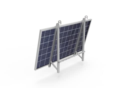 Solarway Balkonkraftwerk Halterung für Solarmodule | Balkon, Flachdach/Boden oder Wand | geeignet für alle gängigen Solarmodule