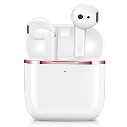 Bluetooth Kopfhörer In Ear, yobola Kopfhörer Kabellos HiFi Stereoklang, IPX5 Wasserdicht Kabellose Kopfhörer Touch Control, Bluetooth 5.1 Earbuds, Eingebautes Mikrofon, für Smartphone
