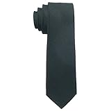 MASADA Herren-Krawatte von Hand gefertigt & sorgfältig verarbeitet 6 cm breit Anthrazit