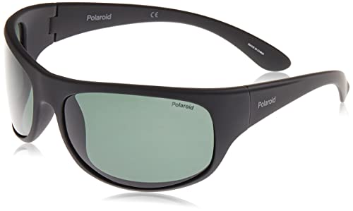 Polaroid Unisex 7886 Sonnenbrille, Schwarz (Black/Green), 66 EU