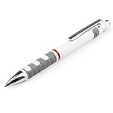Rotring Tikky 3-in-1-Multi-Stift, Druckbleistift/Kugelschreiber, 0,7 mm, rote und blaue Tinte, weißer Schaft, 1 Stück
