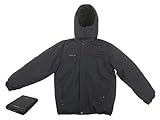 PEARL urban Winterjacke: Beheizbare Outdoor-Jacke mit Powerbank (5.000 mAh), Größe XL (Akku-Beheizbare Jacken, Damen-Jacken mit Heizung, Beheizte Kleidung)