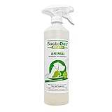 BactoDes Animal Ready - Geruchsentferner Fleckenentferner Spray, Gebrauchsfertig, Enzymreiniger gegen Katzenurin, Hundeurin, Tiergerüche, 1 Liter