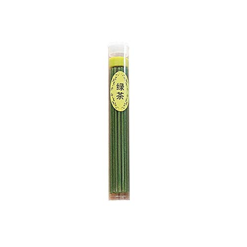 60 Sticks/Kasten natürliche Aroma Indoor Gewürze Sandalwood Clean Air Duft-Brenner Aromaduft Gewürze Fresh Air Basteln Haushalt (Color : Green Tea)