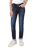 Staccato Mädchen Skinny Jeans Slim Fit - elastisch, weitenverstellbarer Bund, 5-Pocket-Style - Farben: Grau, Blau, Dunkelblau, Größen: 92-176 (as3, Numeric, Numeric_134, Slim, Dark Blue Denim)