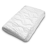 Siebenschläfer Sommerdecke 135x200 cm - dünne und leichte Bettdecke für den Sommer (135 x 200 cm - leichte Sommer-Bettdecke)