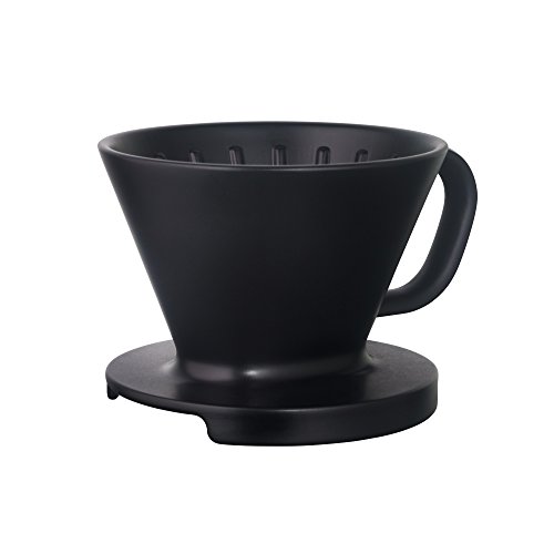 WMF Impulse Kaffeefilter-Aufsatz für Isolierkanne, für 1-4 Tassen, Porzellan, 11 cm, schwarz