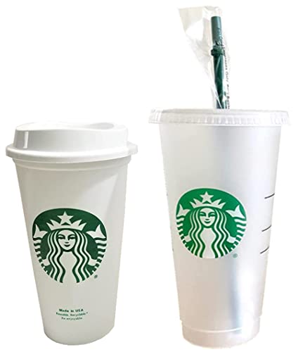 Starbucks wiederverwendbares Duo: 680 ml Becher für kalte Getränke und 473 ml für heiße Getränke