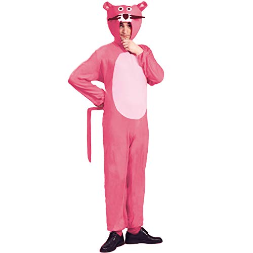 Herren Kostüm Panther Film Tier Fasching pink rosa Trick-Serie