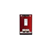 Melitta Caffeo Solo E950-204 Schlanker Kaffeevollautomat mit Vorbrühfunktion | 15 Bar | LED-Display | höhenverstellbarer Kaffeeauslauf | Herausnehmbare Brühgruppe | Rot
