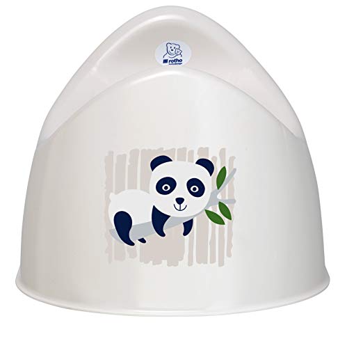 BIO Kindertopf organic white, Motiv Panda