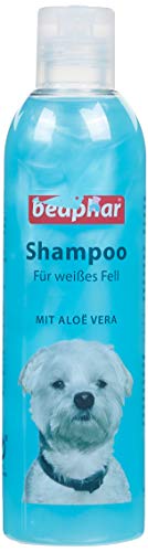 Hunde Shampoo für weißes Fell | pH neutrales Hundeshampoo | Hunde Shampoo mit Aloe Vera | Shampoo für Malteser & Havaneser | 250 ml