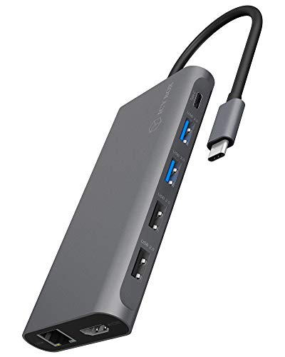 ICY BOX USB-C Dock mit 2 HDMI, 1 DisplayPort 1.4, 100W Power Delivery, 4X USB, Kartenleser, LAN, USB 3.1 Gen2