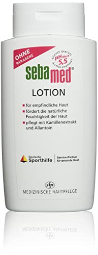 sebamed Lotion 400 ml, für empfindliche Haut, fördert die natürliche Feuchtigkeit der Haut, pflegt mit Kamillenextrakt und Allantoin