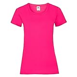 Fruit of the Loom - Lady-Fit Valueweight T - Modell 2013 M,Fuchsia