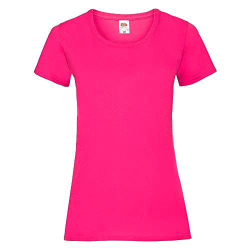 Fruit of the Loom - Lady-Fit Valueweight T - Modell 2013 S,Fuchsia