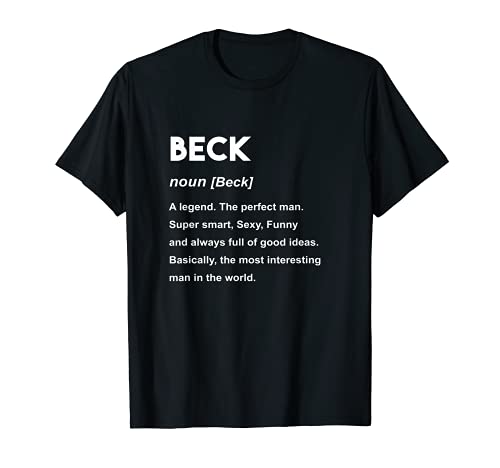 Herren Beck Name Shirt | Beck T-Shirt