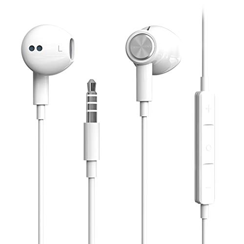 für 3.5mm In-Ear kopfhörer mit kabel Magnetisch in ear kopfhörer kabel Ohrhörer mit Mikrofon und Lautstärkeregler für iPhone, iPod, iPad, MP3, Huawei, Samsung, Leichte Ohrhörer mit 3.5mm Kopfhörern
