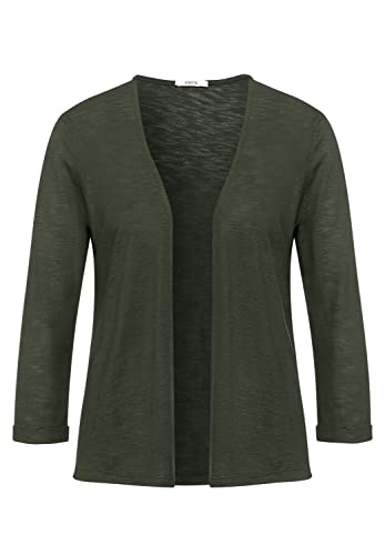 Cecil Damen OPR Open T-Shirtjacket Strickjacke, Utility Olive, M