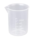 Snner 50 ml Transparente Kunststoff Labor Messbecher Werkzeug