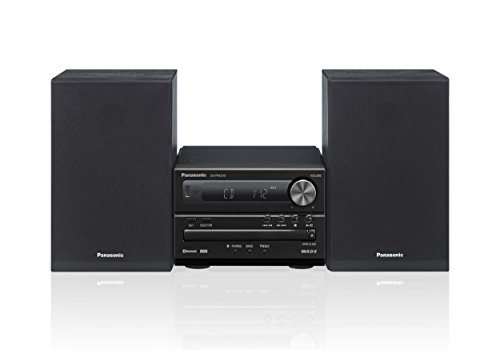 Panasonic SC-PM250EG-K Micro-mit HiFi-System (Bluetooth, CD, UKW, 20 W RMS) schwarz