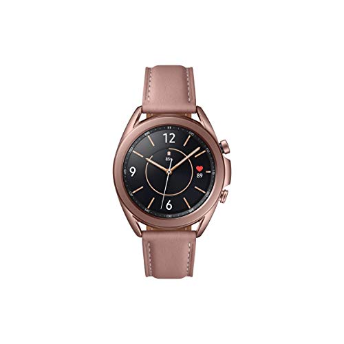 Samsung Galaxy Watch 3, Runde Bluetooth Smartwatch für Android, drehbare Lünette, Fitnessuhr, Fitness-Tracker, 41 mm, Mystic Bronze. 36 Monate Herstellergarantie (Deutche Version)[Exkl. bei Amazon]