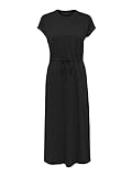 ONLY Damen ONLMAY Life S/S Dress Box JRS Midi Kleid, Black, XL