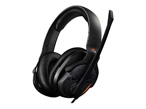 Roccat Khan Aimo 7.1 Surround Gaming Kopfhörer (Hi-Res Sound, USB, AIMO LED Beleuchtung, Real-Voice Mikrofon mit Mute-Funktion), schwarz