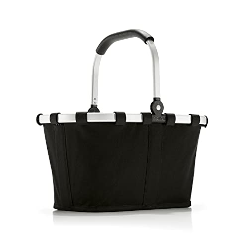 reisenthel carrybag XS - Stabiler Einkaufskorb XS format mit praktischer Innentasche - Elegantes und wasserabweisendes Design , Farbe:schwarz