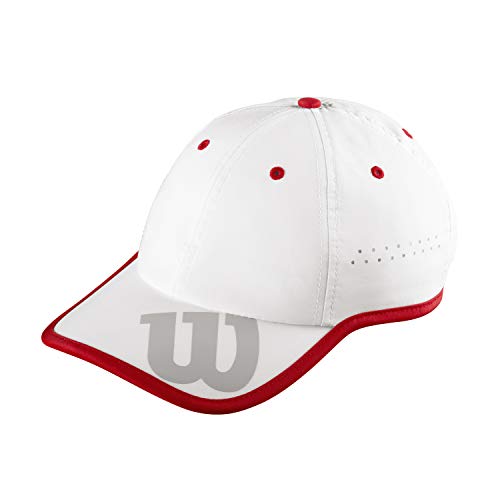 Wilson Kappe, Brand Hat, UV-Schutz, Verstellbar, Einheitsgröße, weiß/rot/grau, WRA733702