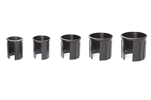 doppler Reduziereinsätze für Granit Sonnenschirmständer – Reduzierringe 5er Set – 52/48/38/32/25 mm