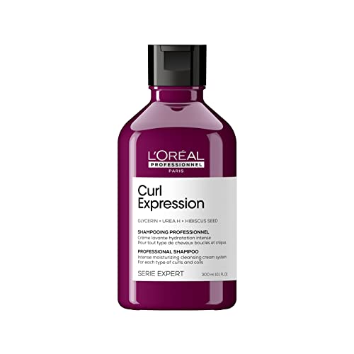 L'Oréal Professionnel | Haarshampoo für welliges und lockiges Haar, Serie Expert, Curl Expression Intense Moisturizing Cleansing Cream, 300ml