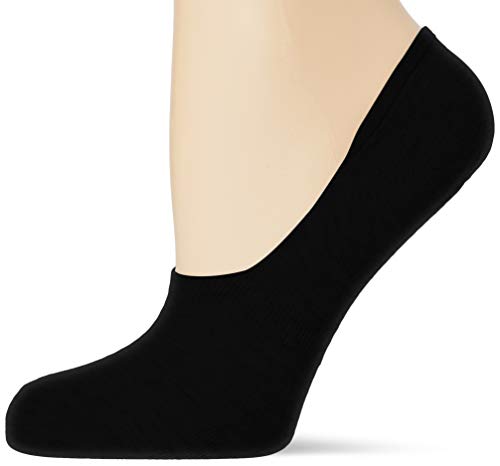 Nur Die Mädchen Damen' Sneaker Füssling' Socks, Schwarz, 35-38 EU