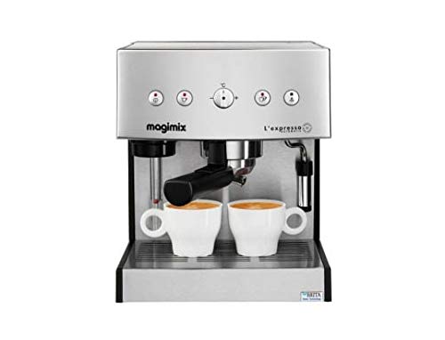 Magimix 11414 Espressomaschine, Edelstahl, grau