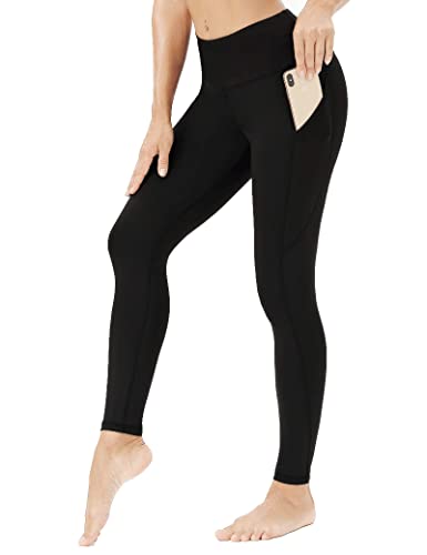 KUTAPU Workout-Leggings für Frauen, hohe Taille, Knöchellang, weiche Yogahose mit Taschen - Gr�n - Groß