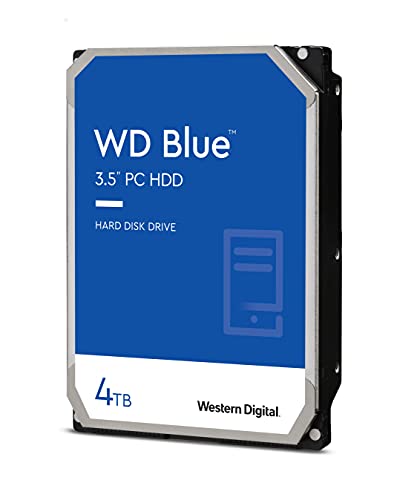 Western Digital Blue 4 TB Festplatte, SATA 6 Gb/s, 3,5', WD Blue, WD40EZAZ